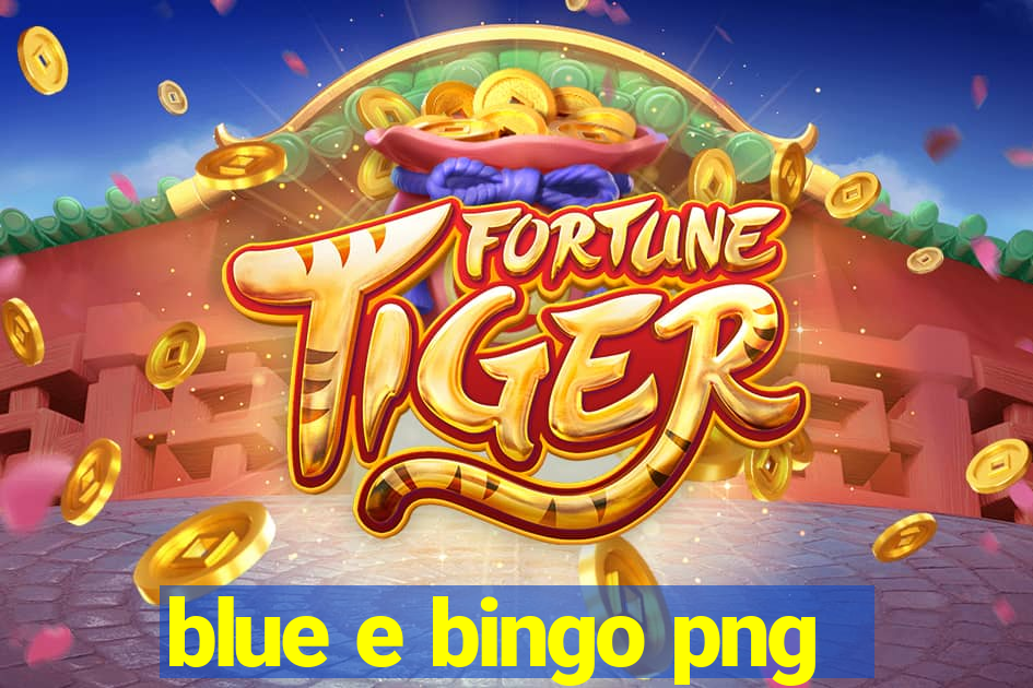 blue e bingo png